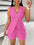 Casual Slim Short Pants Set For Women's Two-Piece Suit Outfit Clothes