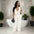Fashion Women's Strapless Vest Tops and Wide Leg Pants Two 2-Piece Set