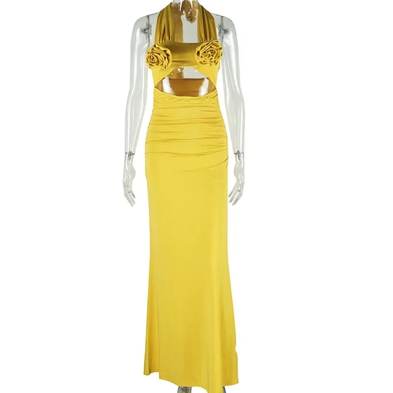 High-Waisted Skirt Dress Long Dress Women's Autumn Fashionable Clothe