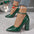 Women’s Shoes: Pimp Buckle Pointed-toe Fashion Crystals Pearl Pendant