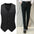 Men's Casual Business Solid Color Vest and Pants Groom Wedding Dress Waistcoat, and Trousers