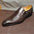 Luxury Men Wingtip Loafers Genuine Leather  Monk Strap Business Dress Shoes