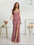 Bodycon Halter Neck Ruched Waist Sequined Formal  Cami Women's Dress
