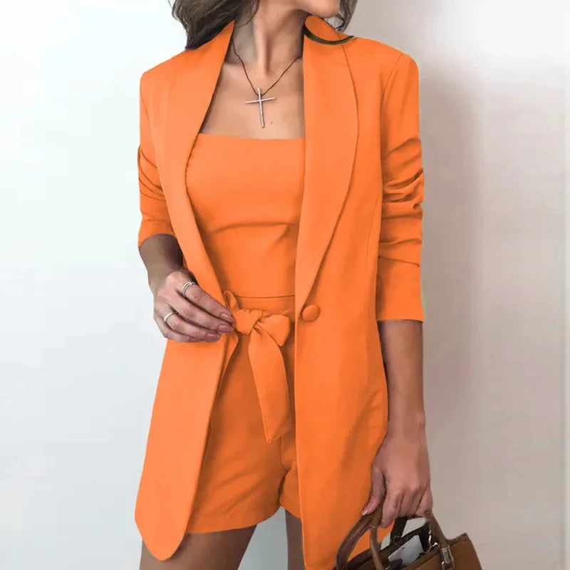 Three Piece Suit Set Women's Fashionable Elegant Cross-Border Clothing