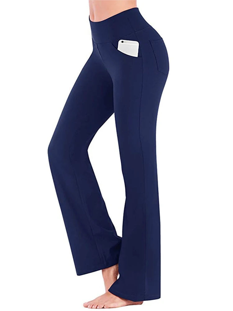 Palazzo Flared Wide Killer High Waist Ladies Career Long Trousers