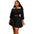 Two-Piece Set Outfits Long Sleeve Slash Neck T-Shirt, and Shorts