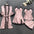 4 Pieces Women's Sexy Lace Pajamas V-Neck Gown Comfort With Chest Pads