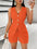 Casual Slim Short Pants Set For Women's Two-Piece Suit Outfit Clothes