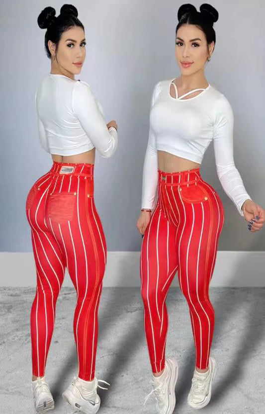Women High Waist Sports Leggings Stretchable Yoga Pants