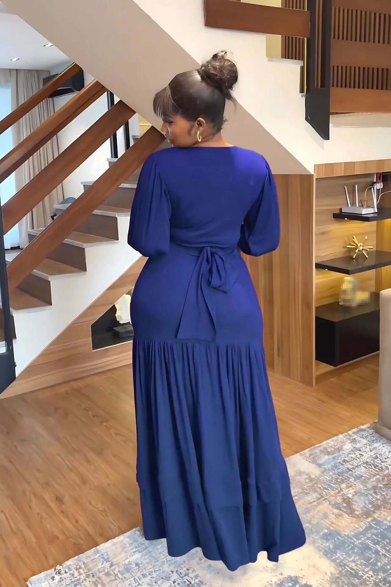 Women's Suits Deep V Neck Slim Short Tops High Waist Pleated Skirt