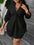 Plus Size Women's Elegant Long Sleeve Shirt Dress for Work, and Party