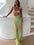 2 Piece Set Women High-Waist Maxi Skirts Matching Midnight Clubwear