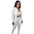 Women's Sweatshirt Hooded Sport Casual Suit Three Pieces Set Clothing