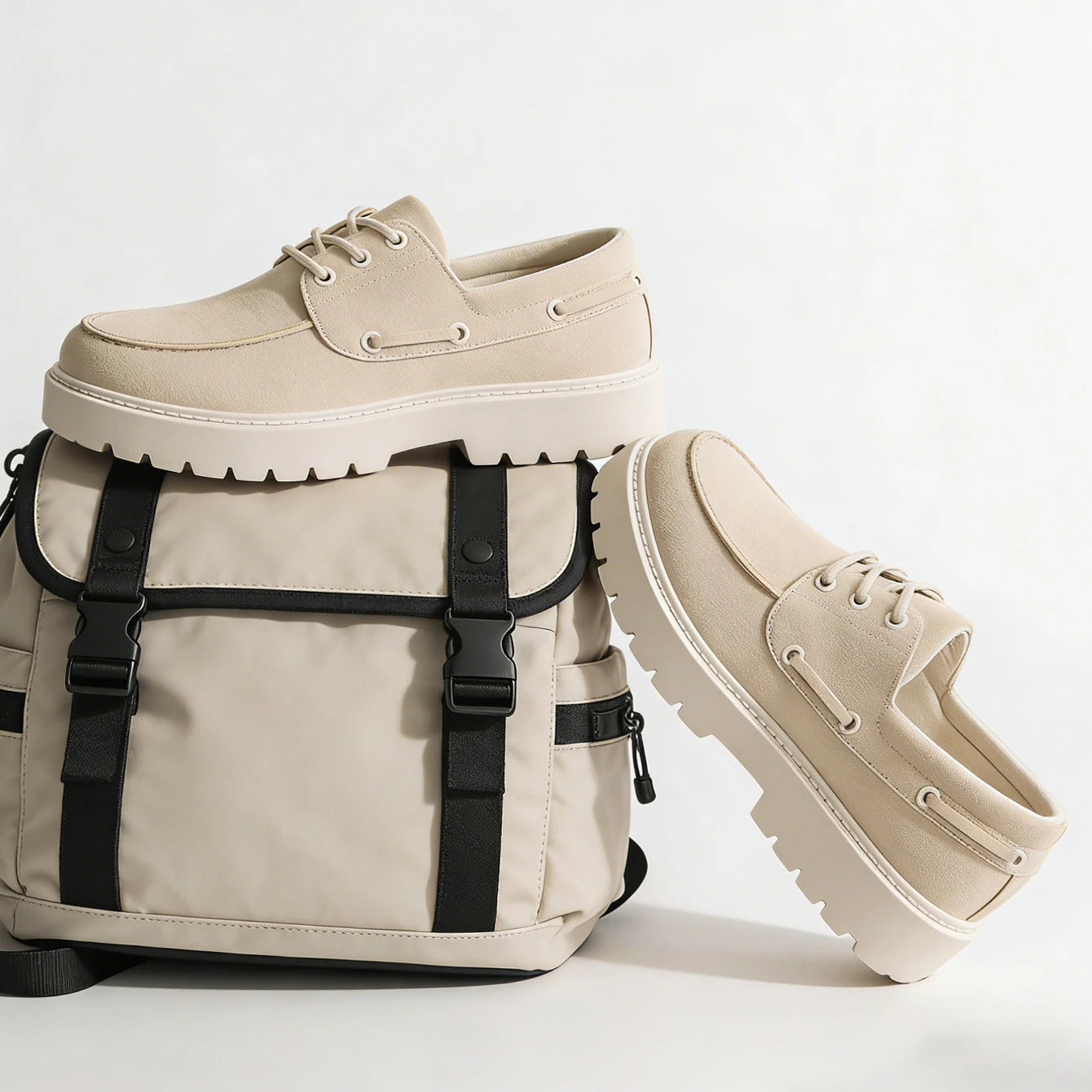 Men's Casual Shoe: Sneakers, Comfortable Walking Lace-Up Leather Shoes