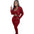 Women's Sweatshirt Hooded Sport Casual Suit Three Pieces Set Clothing