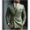 Men's Suit Set Fashion Groom Peak Lapel Double Breasted Blazer Trouser