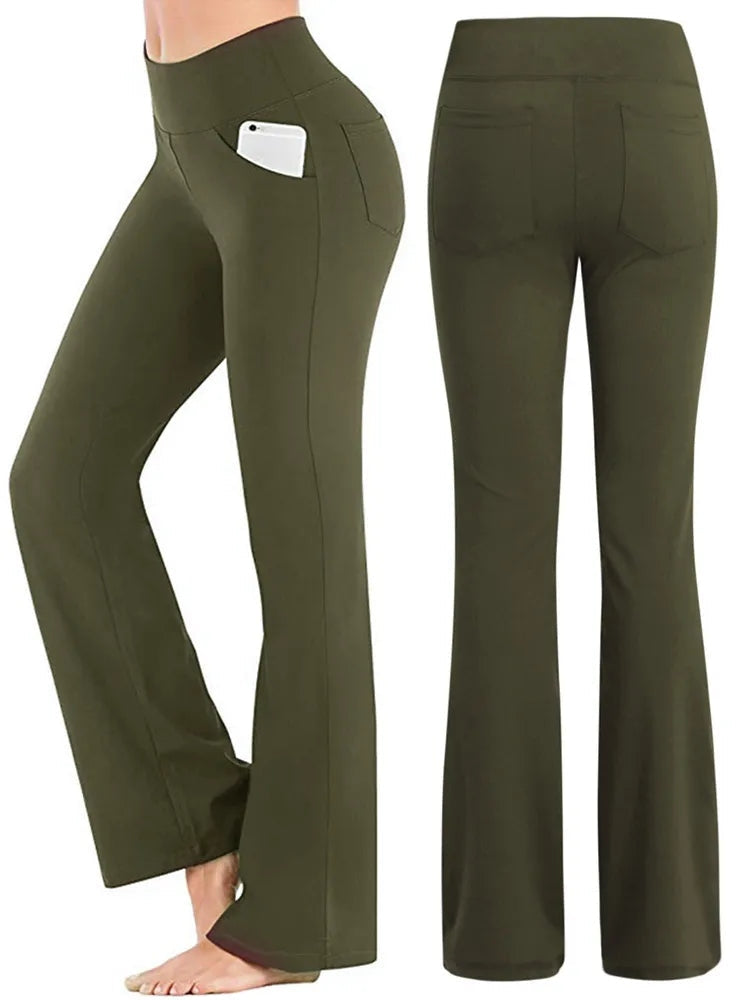 Palazzo Flared Wide Killer High Waist Ladies Career Long Trousers