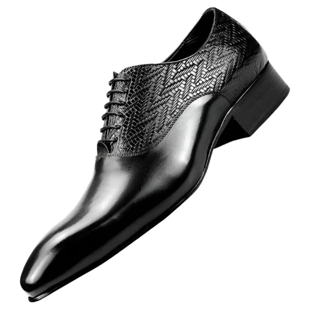 High-Grade Formal Office Oxfords Elegant Leather Business Lace-Up Shoe