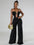 One Piece Outfits Beautiful Strapless Hollow Out Wide Leg Rompers