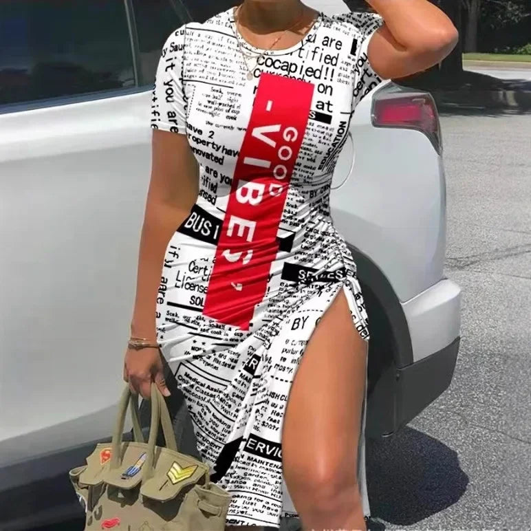 Women's Corduroy Drawstring Knee-Length Loose Waist round Neck Dress