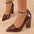 Super High Heel Ankle Strap Pumps Women’s Shoes Pointed Toe Leather