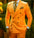 Men's Suit Set Fashion Groom Peak Lapel Double Breasted Blazer Trouser