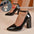 Women’s Shoes: Pimp Buckle Pointed-toe Fashion Crystals Pearl Pendant