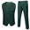 Men's Casual Business Solid Color Vest and Pants Groom Wedding Dress Waistcoat, and Trousers