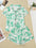 Pajama set, comfortable short-sleeved lapel top loungewear for women