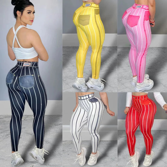 Women High Waist Sports Leggings Stretchable Yoga Pants