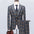 Men's Formal Business Office Suit Three-piece Groom Wedding Dress Party Suit