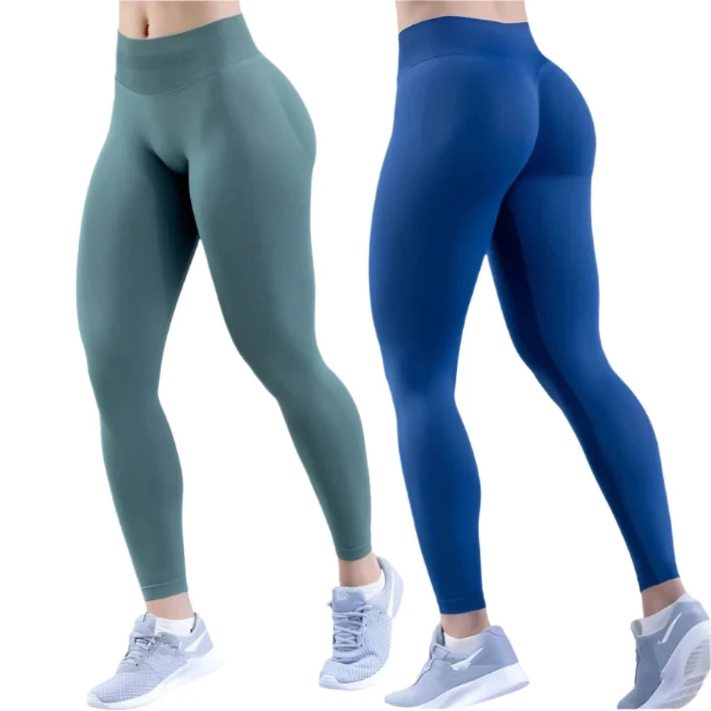 Seamless Sporty High Impact Yoga Leggings Fitness Pants Butt Lifting