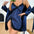 Solid Satin Pajama Set Long Sleeve Robe With Belt & V Neck Slip Dress