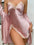 Solid Satin Pajama Set Long Sleeve Robe With Belt & V Neck Slip Dress