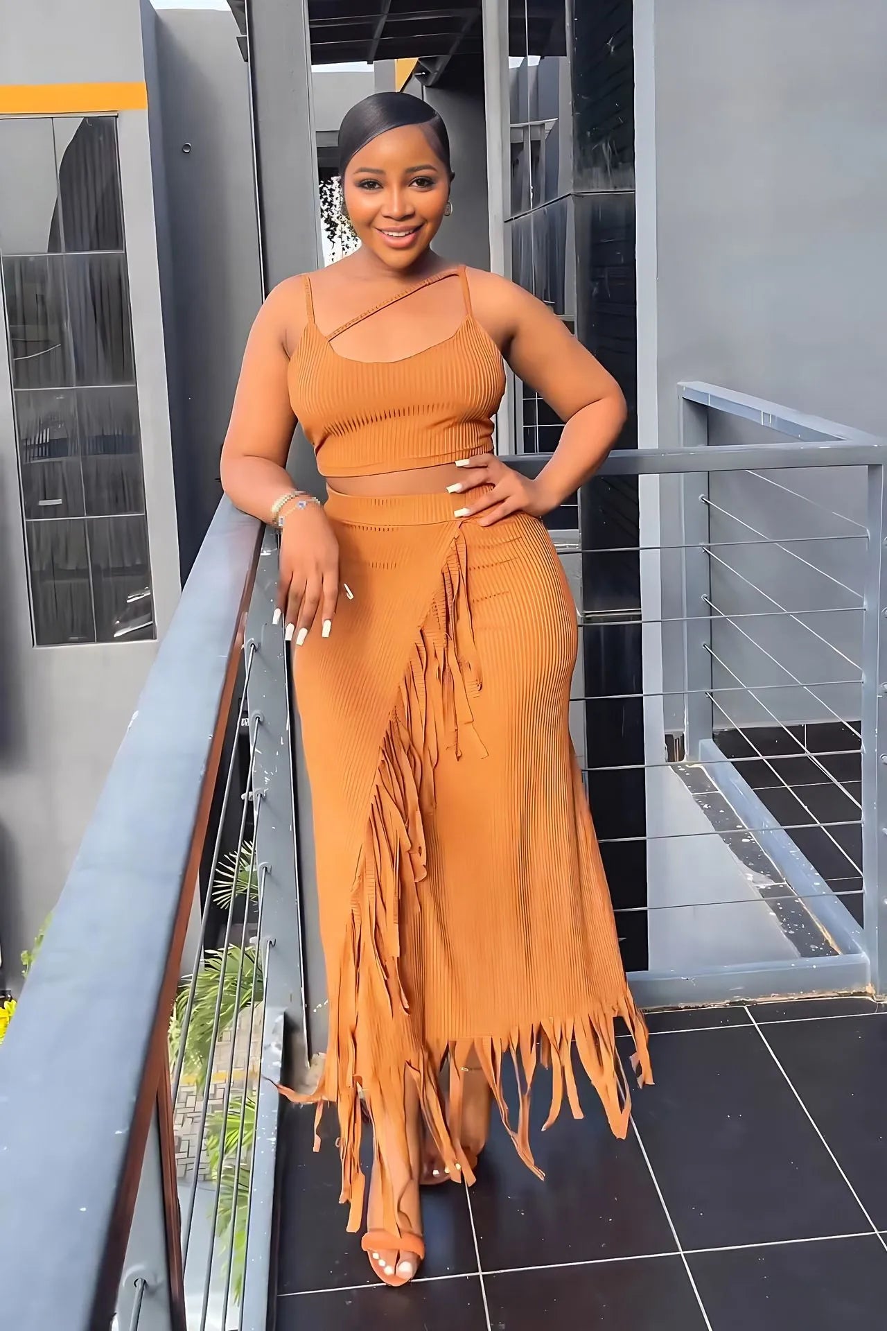 Women's two-piece sets, Midi Skirt dress, 2-piece sets, beach outfits