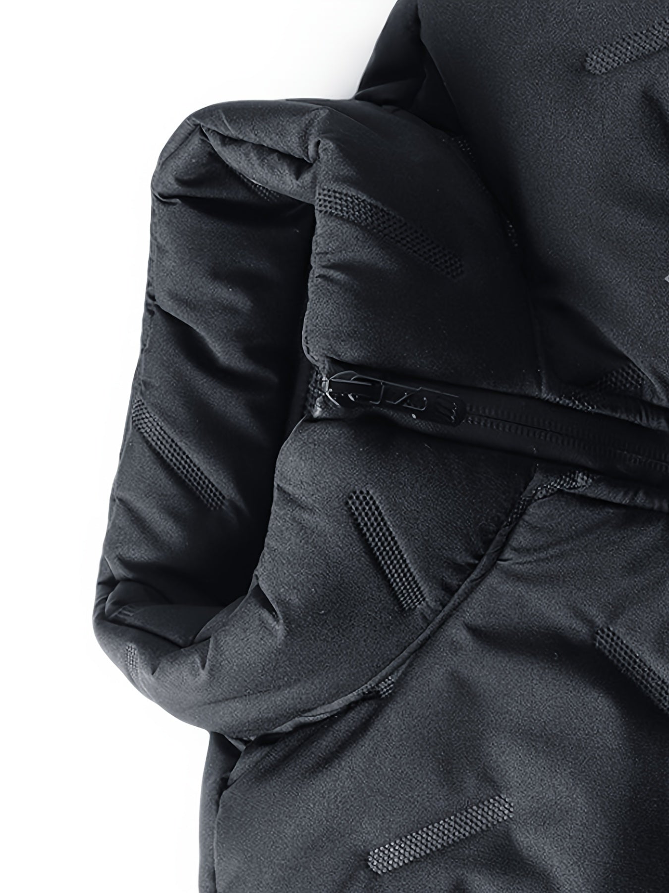 Men's Winter Sports Jacket - Lapel Collar, Long Regular Sleeves