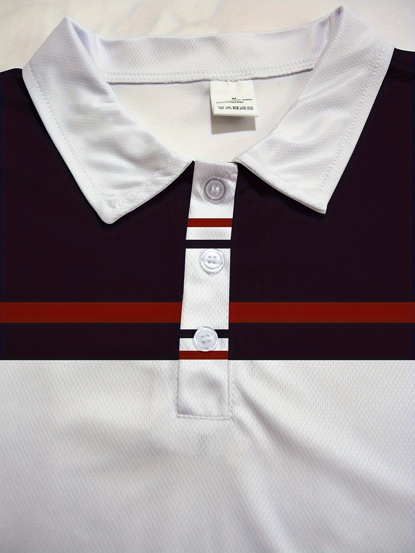 Men's slim-fit full-body print shirt with slim short sleeve and collar