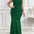 Plus Size, Plus-size Women's Sleeveless Long Elegant Shimmering Dress
