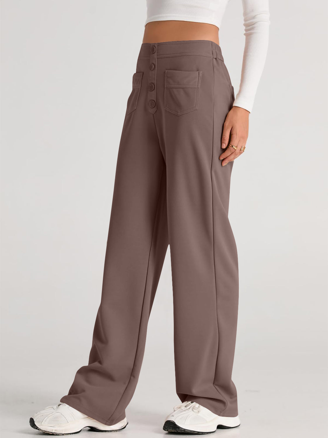 Chic Comfort and Effortless Women Style High Waist Wide Leg Pants