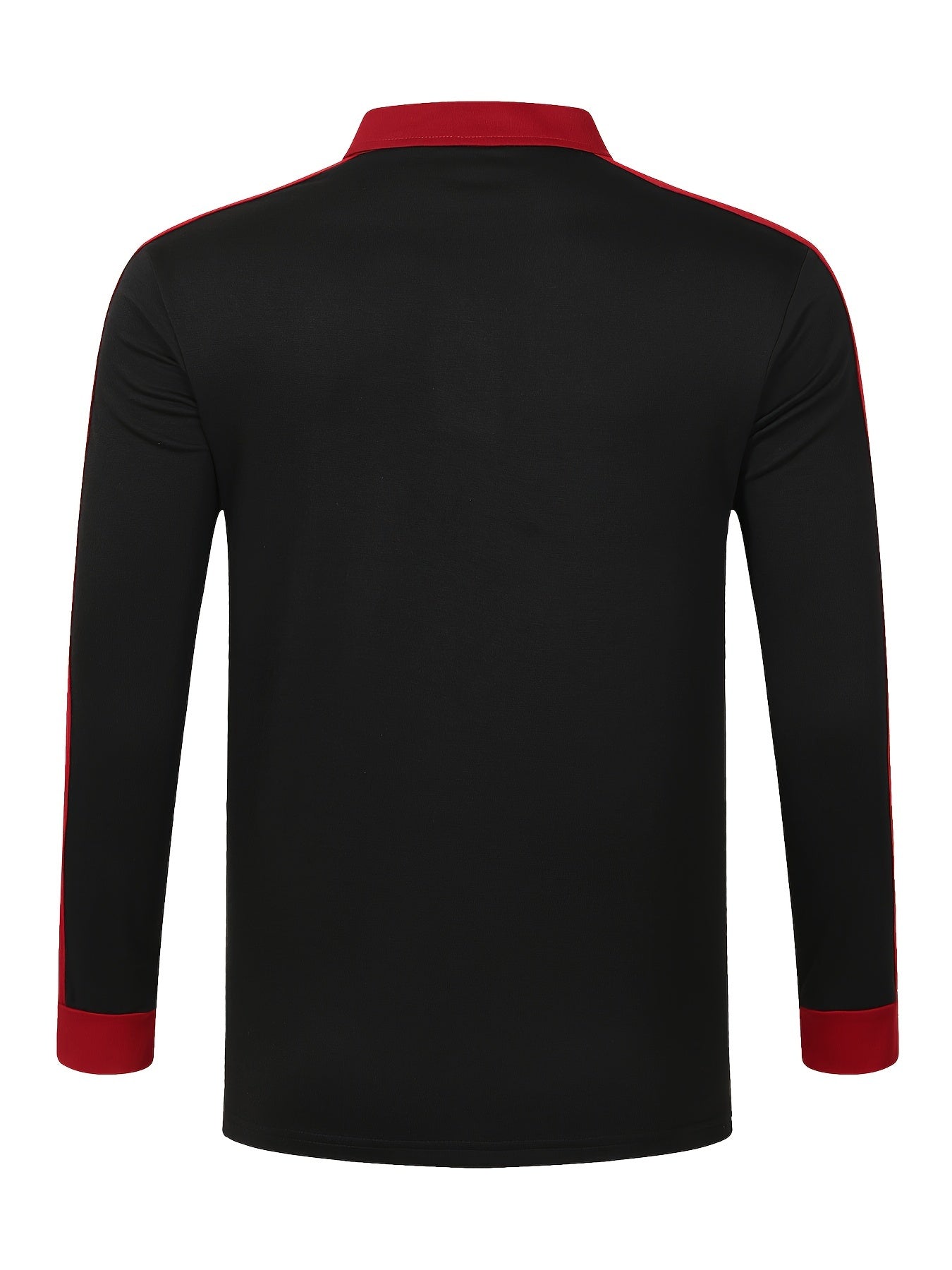 Elegant Men's Ribbed Shirt - Casual Long Sleeve, Button-Up Collar