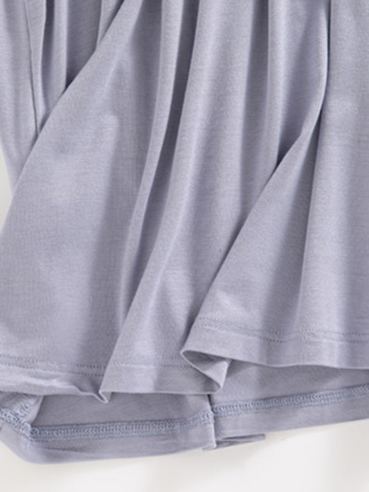 Scoop Neck Midi Cami Dress with Elegant Built-in Bra