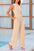 Ladies Elegant Mock Neck Sleeveless Wide Leg Jumpsuit