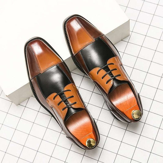 Classic Formal Leather Shoes for Men's Wedding and Business Events