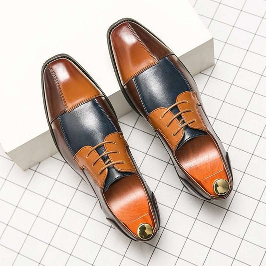 Classic Formal Leather Shoes for Men's Wedding and Business Events