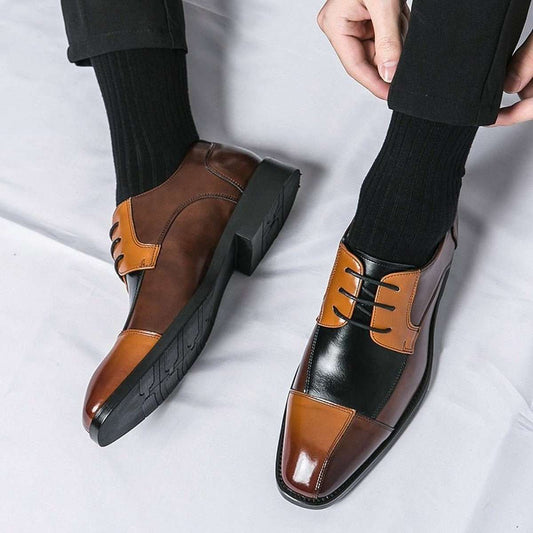 Classic Formal Leather Shoes for Men's Wedding and Business Events