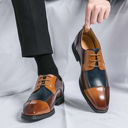 Classic Formal Leather Shoes for Men's Wedding and Business Events