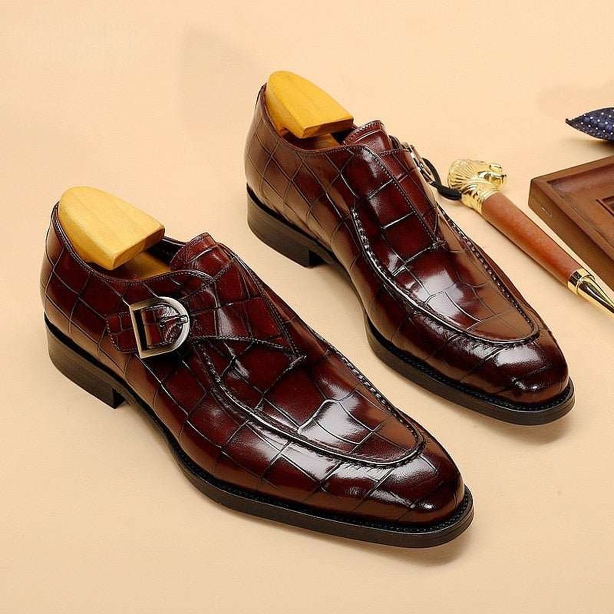 Designer Leather Men's Formal Dress Shoes