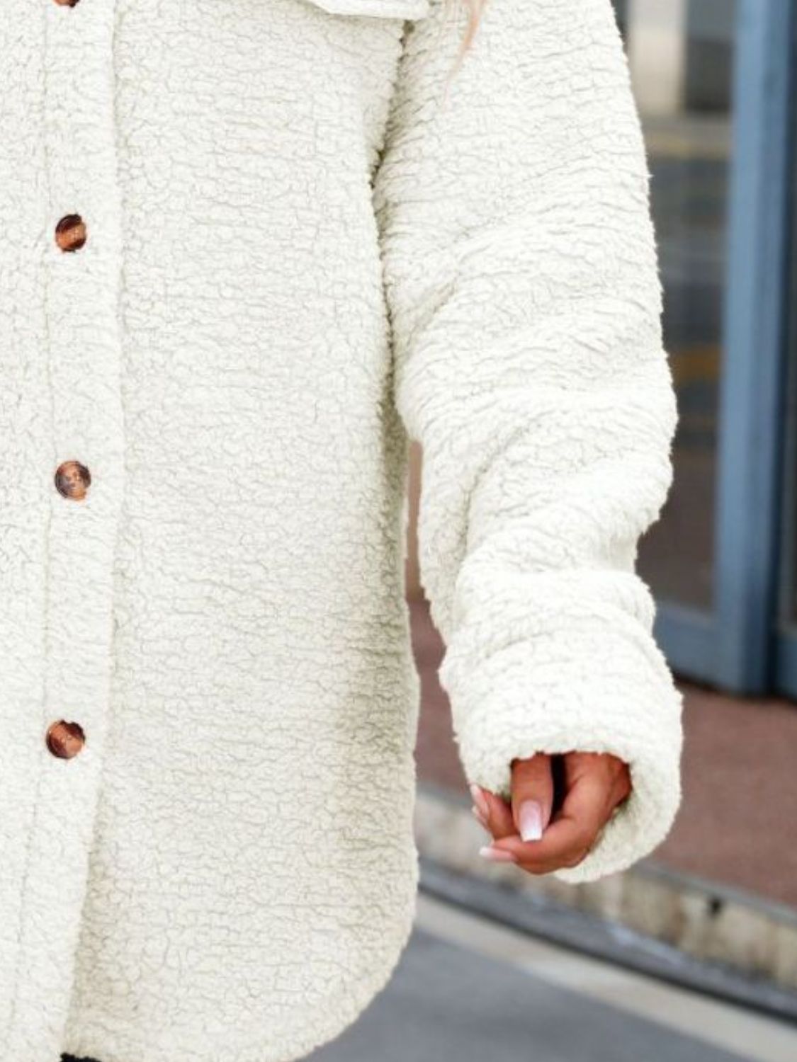 Timeless Elegance and Warmth Classic Sweater Button Down Collared Coat