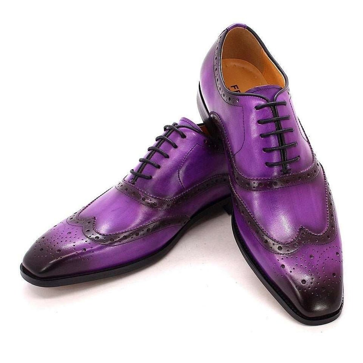 Handmade Men's Oxford Leather Classic Business Formal Shoe