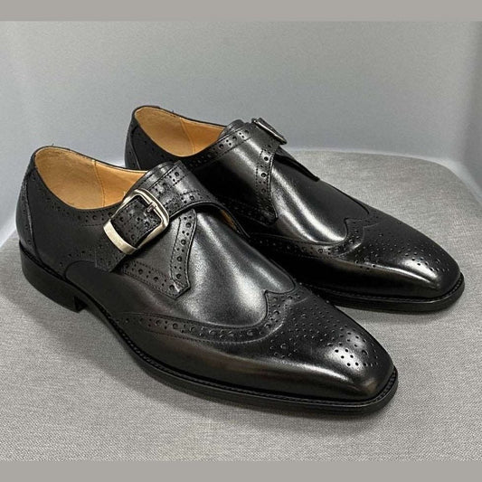 Italian Wingtip Oxfords: Luxury Leather Dress Shoes for Men